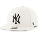 47-brand-flat-brim-mlb-new-york-yankees-smooth-white-snapback-cap