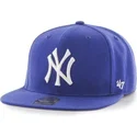 cappello-snapback-piatto-blu-mlb-new-york-yankees-di-47-brand
