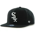 mutzen-flach-schwarz-snapback-lisa-lateral-der-chicago-white-sox-mlb-von-47-brand