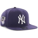 mutzen-flach-violett-snapback-lisa-lateral-der-new-york-yankees-mlb-von-47-brand