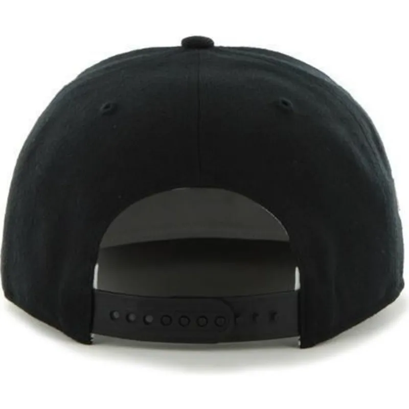 cappelli-piatta-nero-snapback-lisa-lateral-dei-pittsburgh-pirates-mlb-di-47-brand