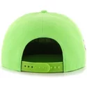 cappellino-visiera-piatta-verde-con-logo-nero-snapback-tinta-unita-di-mlb-new-york-yankees-di-47-brand