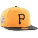 cappelli-piatta-giallo-snapback-lisa-leteral-dei-pittsburgh-pirates-mlb-di-47-brand