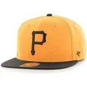 cappelli-piatta-giallo-snapback-lisa-leteral-dei-pittsburgh-pirates-mlb-di-47-brand