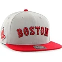 cappello-snapback-grigio-a-visiera-piatta-con-logo-laterale-dei-boston-red-sox-della-mlb-di-47-brand