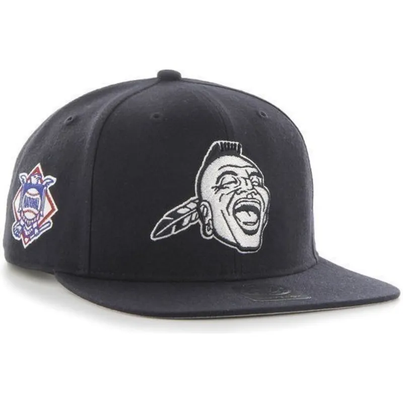 mutzen-flach-marineblau-snapback-lateral-der-atlanta-braves-mlb-von-47-brand