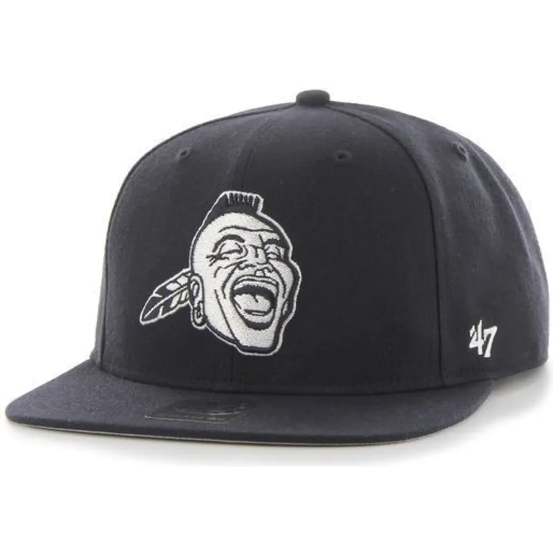 cappelli-piatta-blu-marino-snapback-lateral-dei-atlanta-braves-mlb-di-47-brand cappelli-piatta-blu-marino-snapback-lateral-dei-atlanta-braves-mlb-di-47-brand