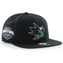 cappelli-piatta-nero-snapback-dei-san-jose-sharks-nhl-di-47-brand