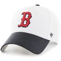 cappelli-curva-bianco-cinghia-regolabile-dei-boston-red-sox-mlb-di-47-brand