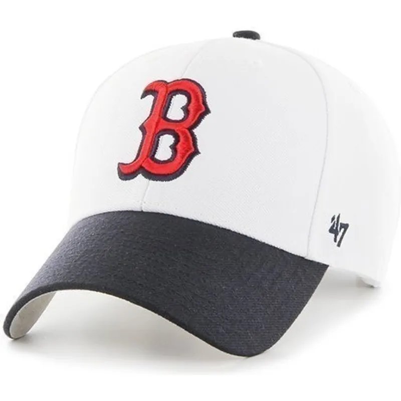 mutzen-gebogen-weiss-verstellbares-band-der-boston-red-sox-mlb-von-47-brand