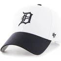 cappellino-con-visiera-curva-bianca-e-visiera-blu-navy-dei-detroit-tigers-di-mlb-di-47-brand