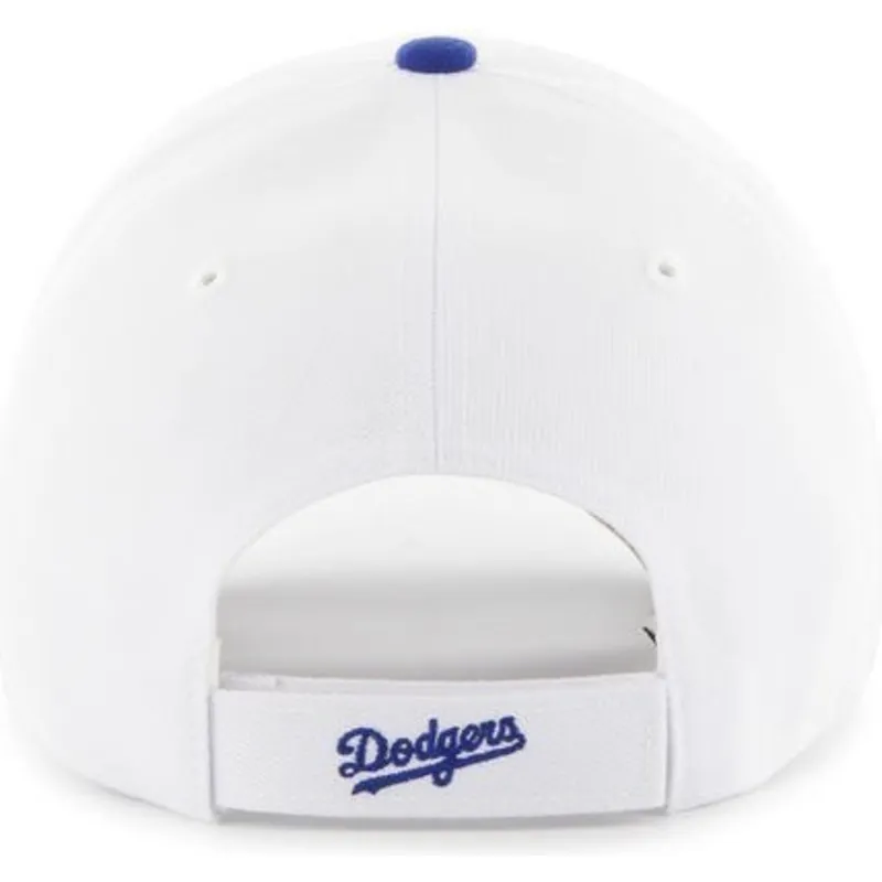 cappelli-curva-bianco-cinghia-regolabile-clara-dei-los-angeles-dodgers-mlb-di-47-brand