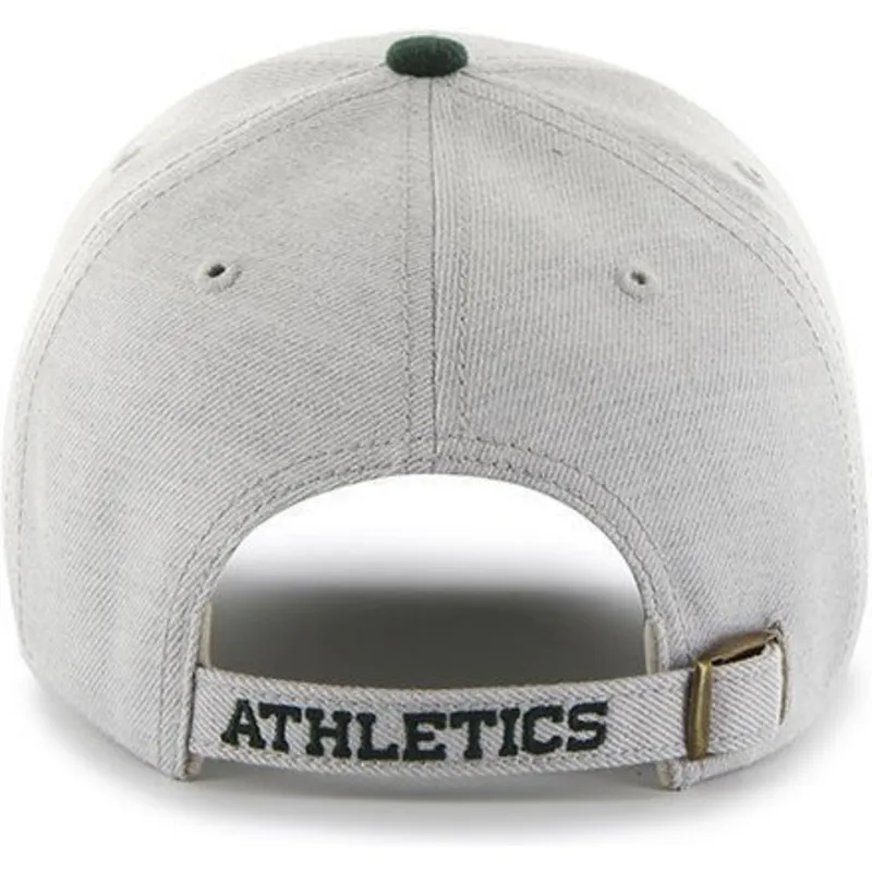cappelli-curva-grigio-cinghia-regolabile-dei-oakland-athletics-mlb-di-47-brand
