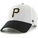 cappellino-con-visiera-curva-grigia-e-visiera-nera-mlb-pittsburgh-pirates-di-47-brand