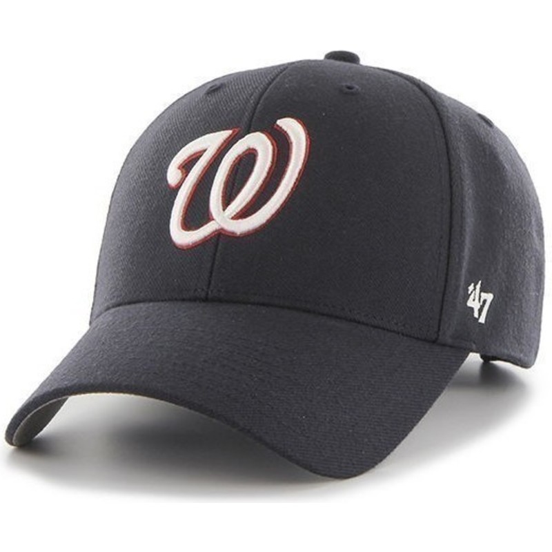 47-brand-curved-brim-mlb-washington-nationals-smooth-cap-marineblau