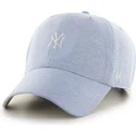 cappellino-con-visiera-curva-blu-con-piccolo-logo-mlb-new-york-yankees-di-47-brand