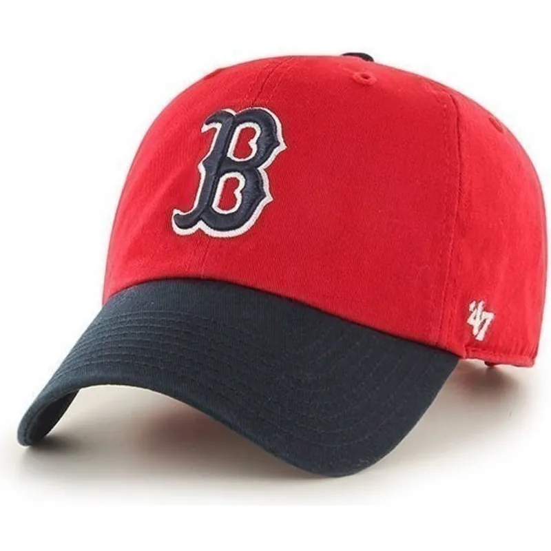 mutzen-gebogen-rot-verstellbares-band-frontal-der-boston-red-sox-mlb-von-47-brand mutzen-gebogen-rot-verstellbares-band-frontal-der-boston-red-sox-mlb-von-47-brand