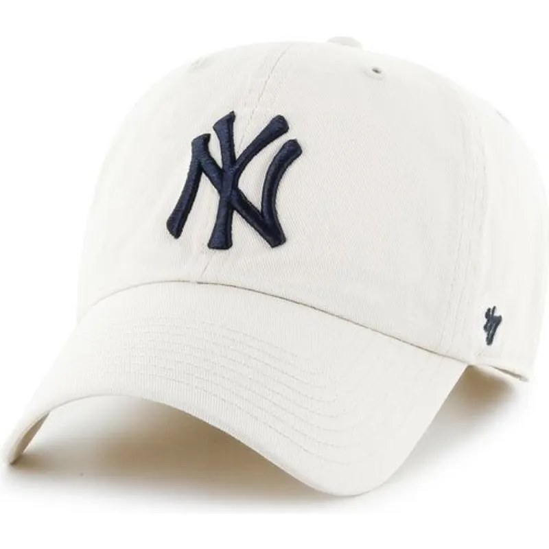 cappelli-curva-crema-cinghia-regolabile-frontal-grande-dei-new-york-yankees-mlb-di-47-brand cappelli-curva-crema-cinghia-regolabile-frontal-grande-dei-new-york-yankees-mlb-di-47-brand