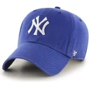 mutzen-gebogen-blau-verstellbares-band-frontal-grande-der-new-york-yankees-mlb-von-47-brand