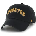 mutzen-gebogen-schwarz-verstellbares-band-nombre-frontal-grande-der-pittsburgh-pirates-mlb-von-47-brand