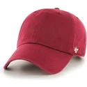 cappellino-rosso-a-visiera-curva-semplice-di-47-brand