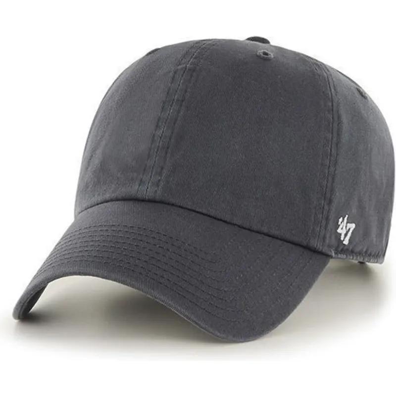 cappelli-curva-nero-cinghia-regolabile-di-47-brand