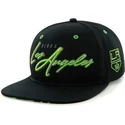 cappelli-piatta-nero-snapback-frontal-grande-dei-los-angeles-kings-nhl-di-47-brand