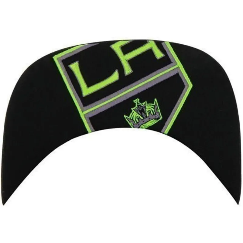 mutzen-flach-schwarz-snapback-frontal-grande-der-los-angeles-kings-nhl-von-47-brand