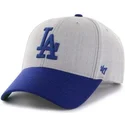 cappellino-curvo-grigio-con-logo-blu-dei-los-angeles-dodgers-mlb-di-47-brand