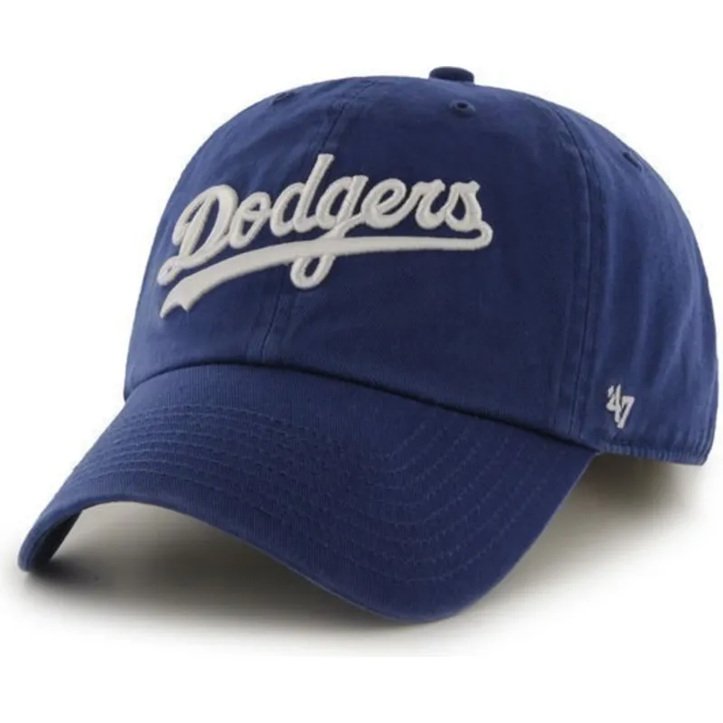 cappelli-curva-blu-cinghia-regolabile-de-letras-dei-los-angeles-dodgers-mlb-di-47-brand