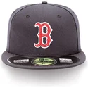 cappellino-piatto-blu-navy-aderente-59fifty-authentic-on-field-dei-boston-red-sox-mlb-di-new-era