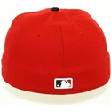 cappello-piatto-rosso-aderente-59fifty-authentic-on-field-dei-cincinnati-reds-mlb-di-new-era