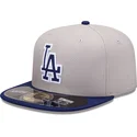 cappello-piatto-blu-regolabile-59fifty-diamond-era-dei-los-angeles-dodgers-mlb-di-new-era