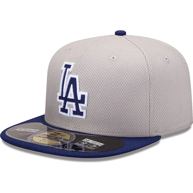 cappello-piatto-blu-chiuso-59fifty-diamond-era-dei-los-angeles-dodgers-mlb-di-new-era