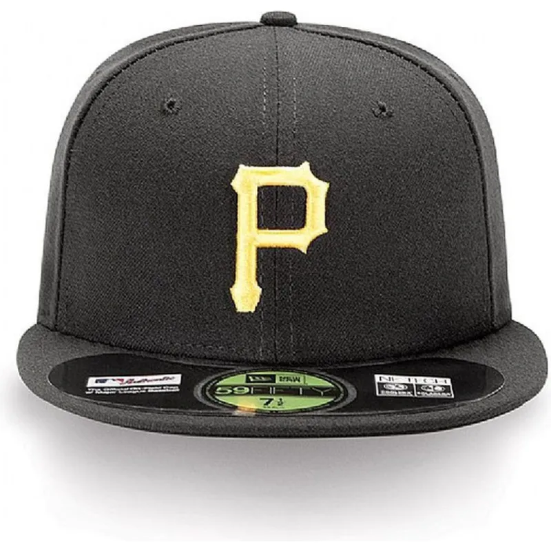 cappello-piatto-nero-chiuso-59fifty-authentic-on-field-dei-pittsburgh-pirates-mlb-di-new-era