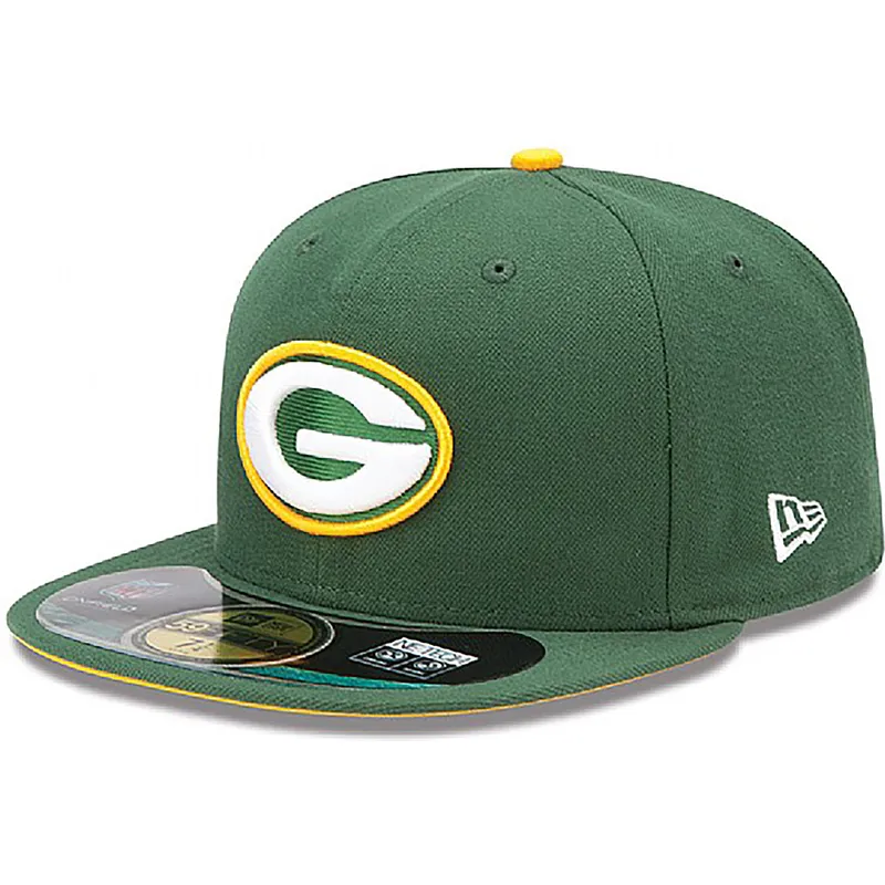 mutzen-flach-grun-angepasst-59fifty-authentic-on-field-game-der-green-bay-packers-nfl-von-new-era