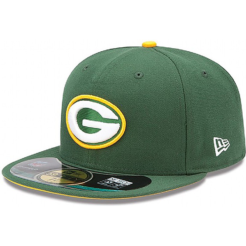 new-era-flat-brim-59fifty-authentic-on-field-game-green-bay-packers-nfl-fitted-cap-grun