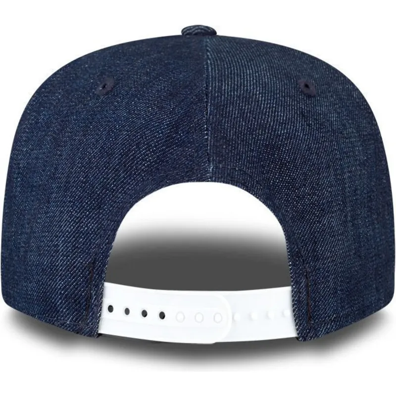 cappelli-piatta-blu-marino-snapback-9fifty-essential-denim-dei-new-york-yankees-mlb-di-new-era