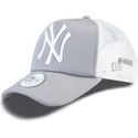 cappellino-trucker-grigio-clean-a-frame-dei-new-york-yankees-mlb-di-new-era